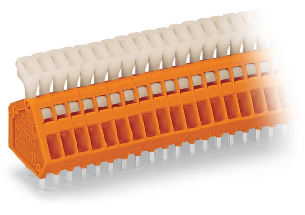 WAGO Opružni blok s stezaljkama 0.50 mm broj polova 5 narančaste boje 340 komada slika