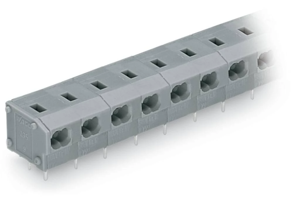 WAGO Opružni blok s stezaljkama 0.34 mm broj polova 3 sive boje 200 komada slika