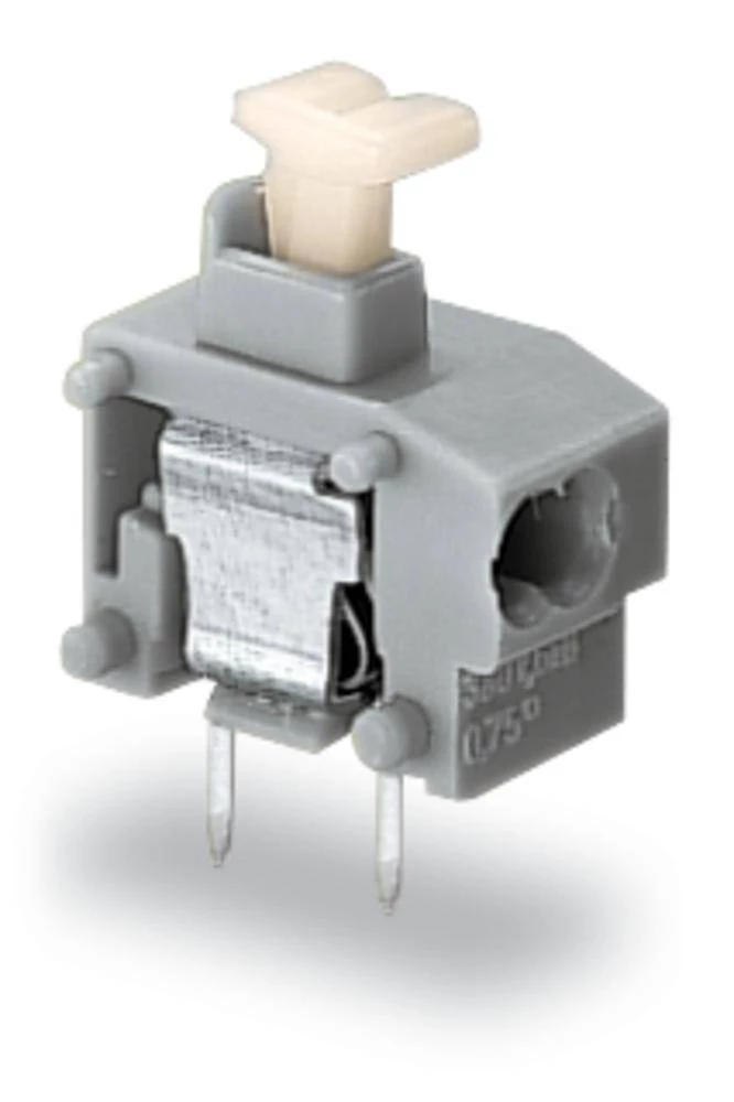 WAGO Opružni blok s stezaljkama broj polova 1 tamno-sive boje 600 komada slika