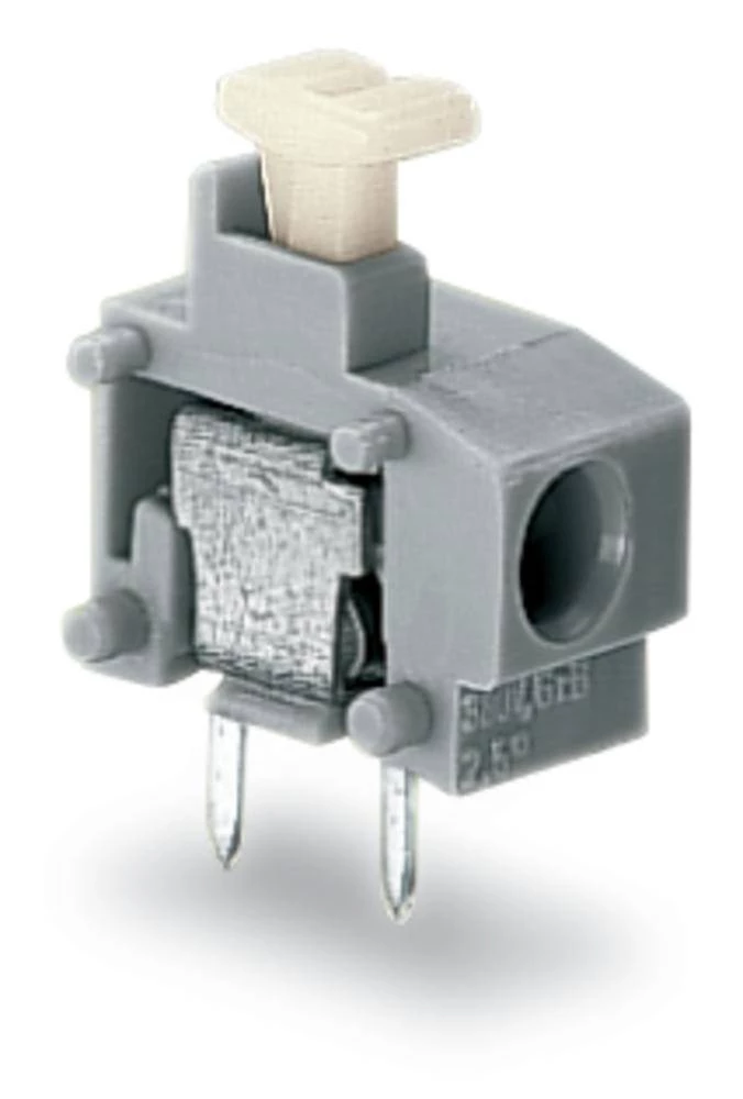 WAGO Opružni blok s stezaljkama 0.75 mm broj polova 1 tamno-sive boje 600 komada slika