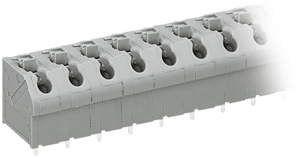 Opružni blok s stezaljkama broj redaka 1 industrijska roba DA Sadržaj 1 komad sive boje WAGO slika