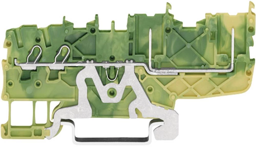 WAGO 2020-1407 bazna stezaljka 3.50 mm opruga : PE zelene boje -žute boje 1 komad slika