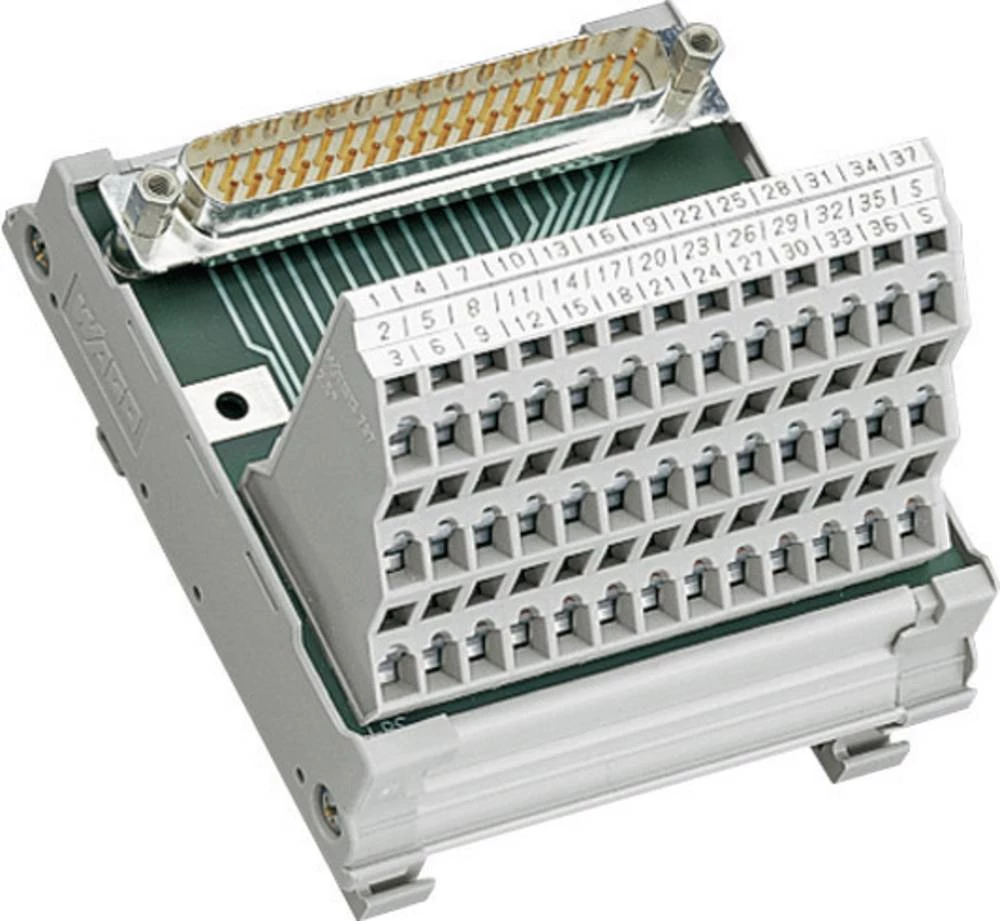 Prijenosni modul D-SUB-letva s muškim kontaktima WAGO Sadržaj: 1 komad slika