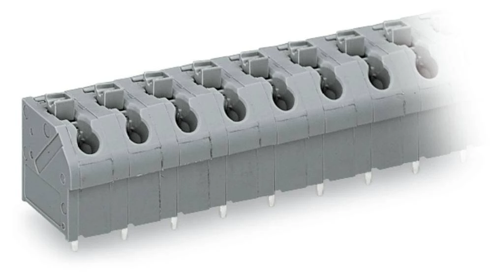 WAGO Opružni blok s stezaljkama 1.00 mm broj polova 5 plave boje 120 komada slika