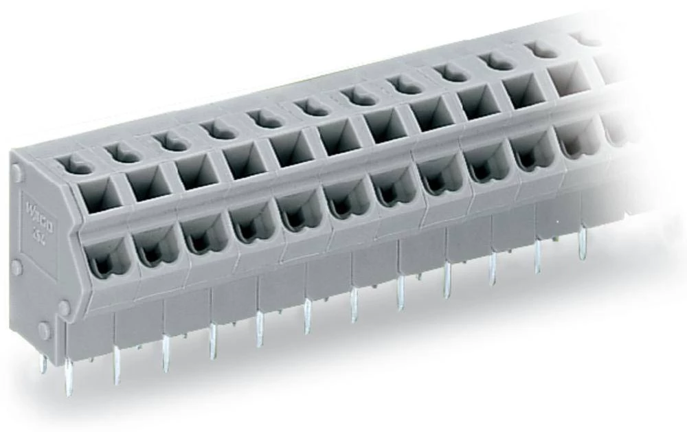 WAGO Opružni blok s stezaljkama broj polova 36 sive boje 20 komada slika