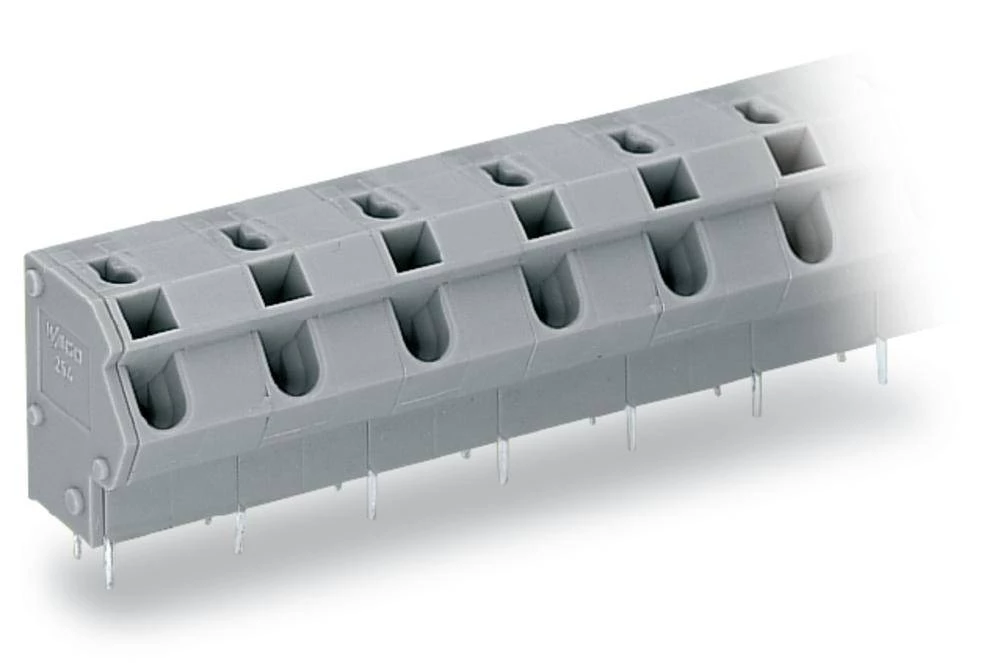 WAGO Opružni blok s stezaljkama 1.50 mm broj polova 16 sive boje 20 komada slika