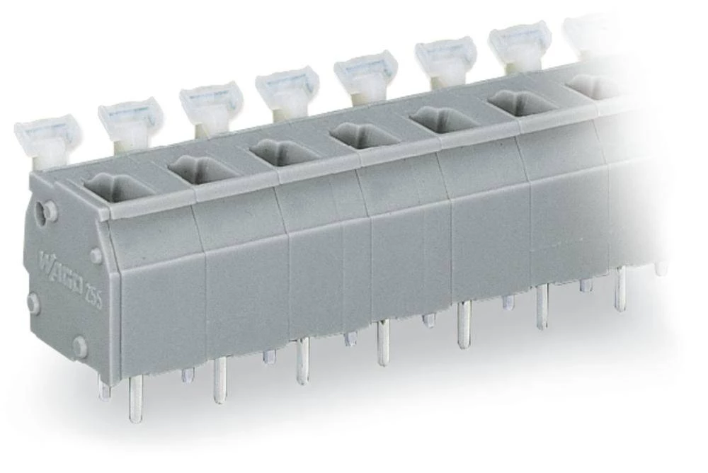 WAGO Opružni blok s stezaljkama 2.50 mm broj polova 10 sive boje 60 komada slika