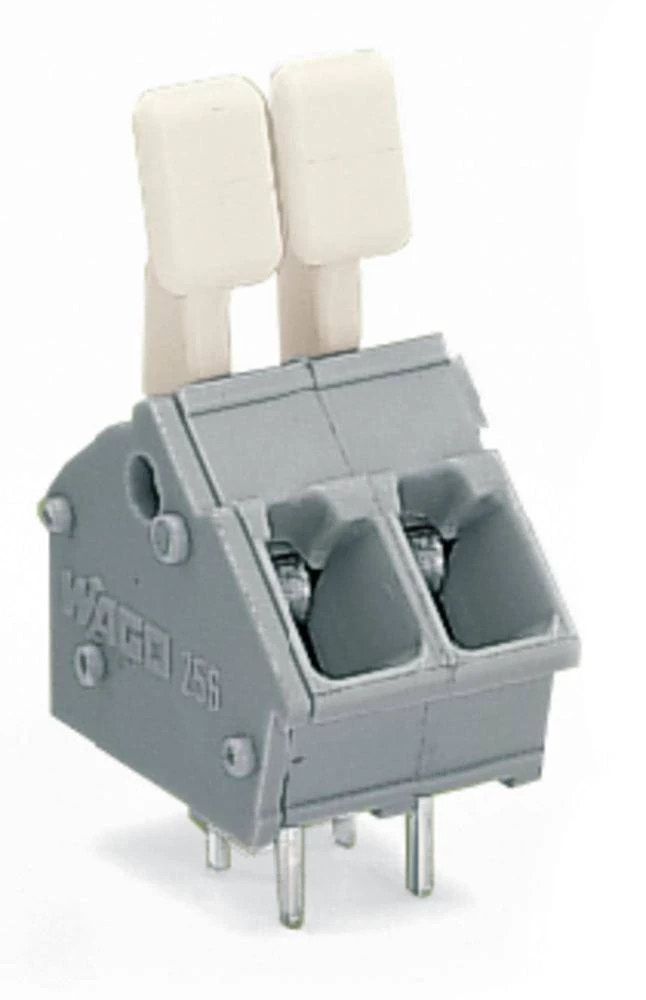 WAGO Opružni blok s stezaljkama 2.50 mm broj polova 2 svijetlo-sive boje 400 komada slika