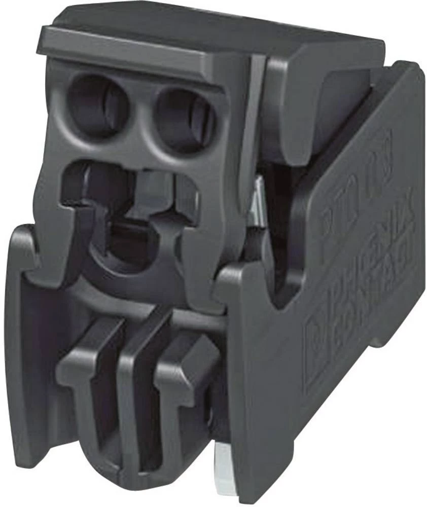 Opružna blok stezaljka 0.34 mm broj polova: 2 PTQ 0,3/ 2-2,5 THR R32 Phoenix Contact crne boje 1 kom. slika