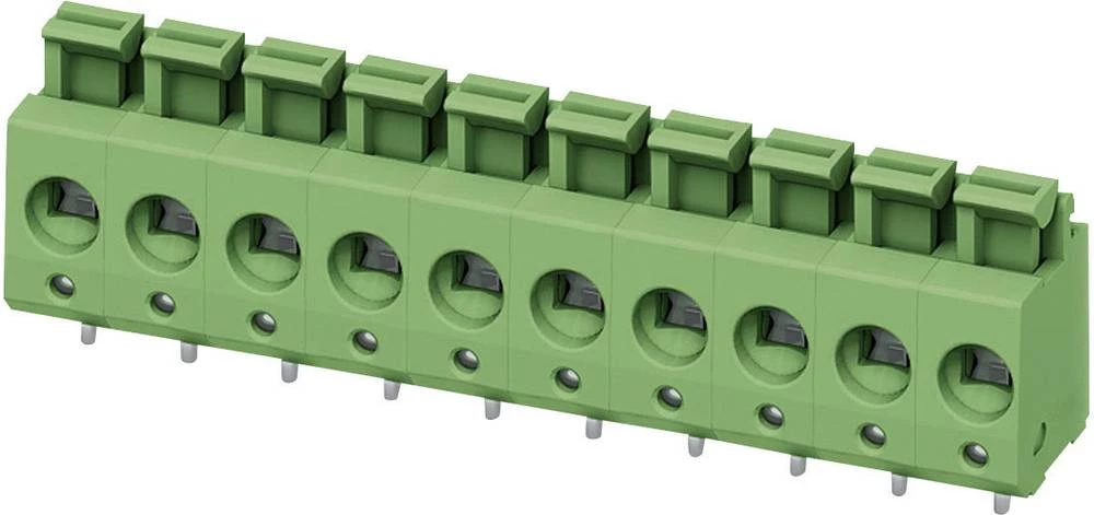 Opružna blok stezaljka 2.50 mm broj polova: 2 PTS 1,5/ 2-5,0-H Phoenix Contact zelene boje 1 kom. slika