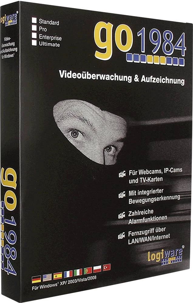 Profesionalni softver za video nadzor go1984 Logiware rezolucija: nema slika