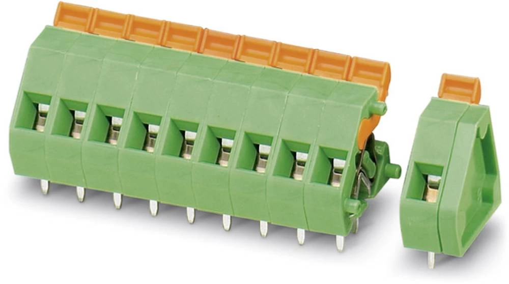 Opružna blok stezaljka 1.50 mm broj polova: 2 ZFKDSA 1,5-W-5,08- 2 Phoenix Contact zelene boje 50 kom. slika