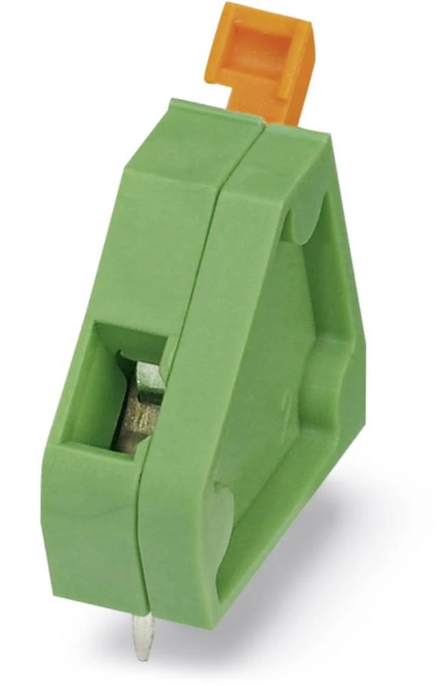 Opružna blok stezaljka 1.00 mm broj polova: 1 ZFKDSA 1 W 6.35 Phoenix Contact zelene boje 50 kom. slika