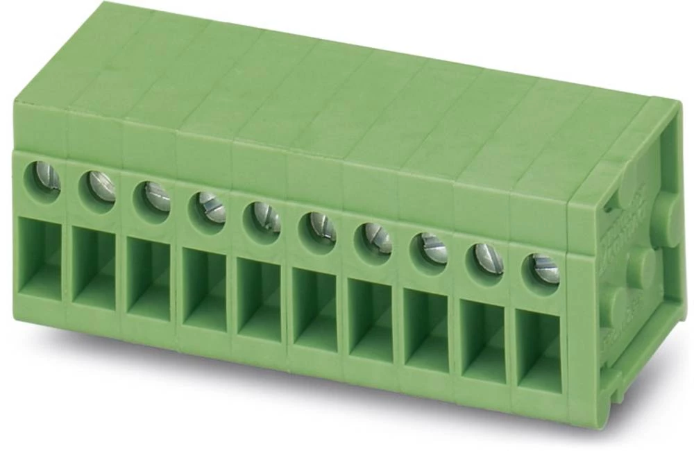 Vijčana blok stezaljka 2.50 mm broj polova: 3 FRONT 2,5-H/SA 5/ 3 Phoenix Contact zelene boje 20 kom. slika