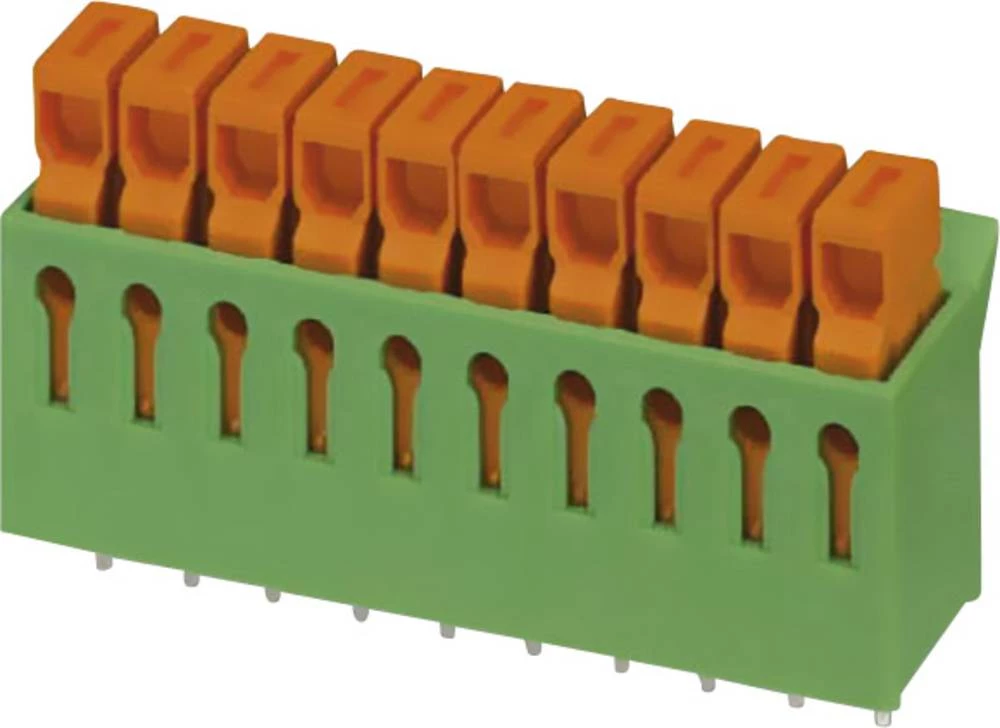 Osnovno kućište 0.34 mm broj polova: 8 IDC 0,3/ 8-3,81 Phoenix Contact zelene boje 50 kom. slika