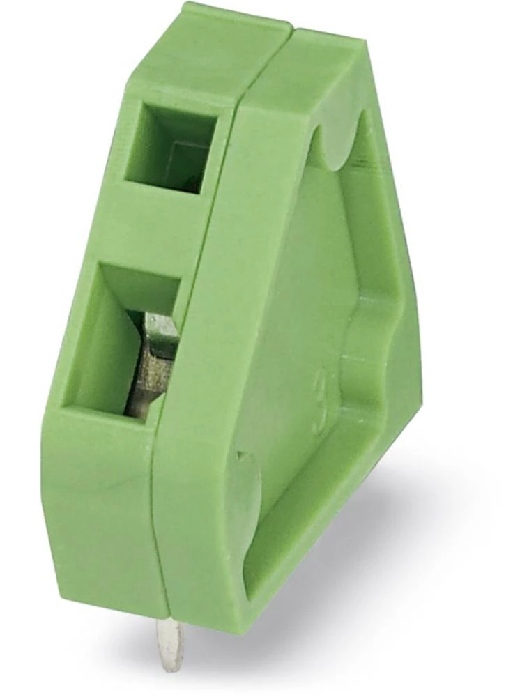 Opružna blok stezaljka 1.00 mm broj polova: 1 ZFKDSA 1-6,35 Phoenix Contact zelene boje 50 kom. slika