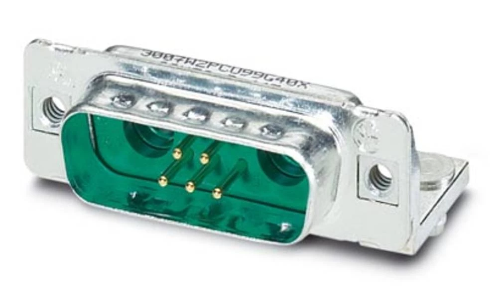 D-SUB letva s muškim kontaktima 90 ° broj polova: 7 lemni priključak Phoenix Contact VS-15-ST-DSUB-2P-5S-LH 10 kom. slika