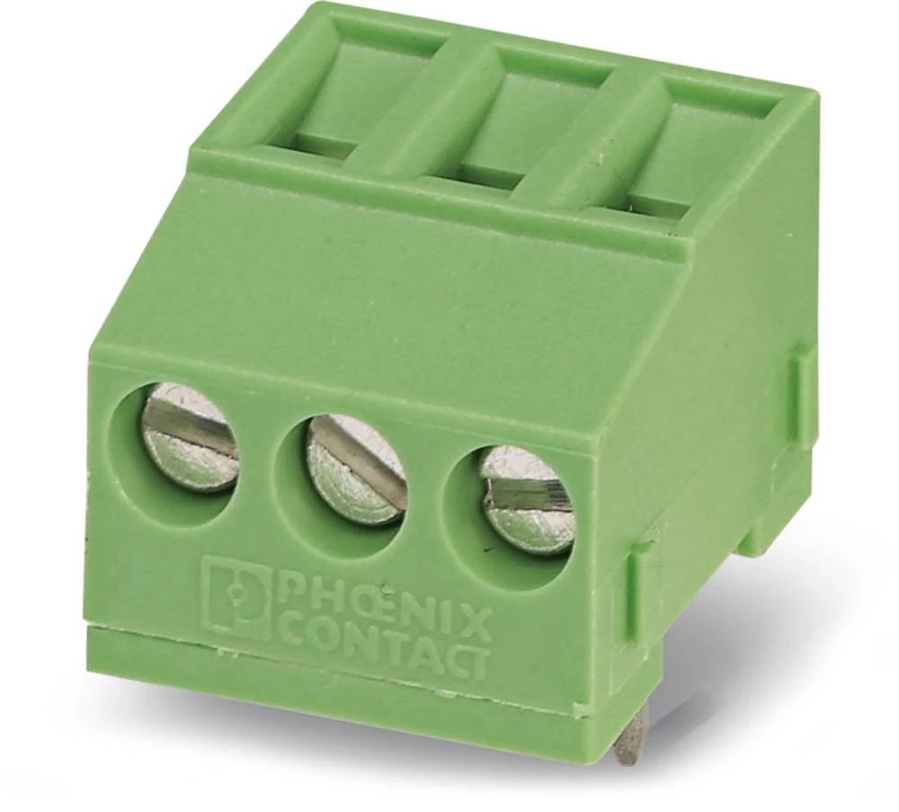 Vijčana blok stezaljka 1.50 mm broj polova: 3 MKDSFW 1,5/ 3 Phoenix Contact zelene boje 50 kom. slika