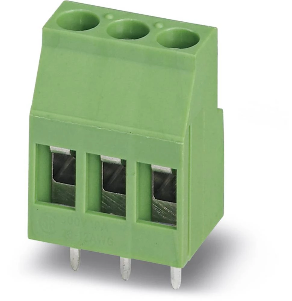 Vijčana blok stezaljka 2.50 mm broj polova: 2 MKDS 3/ 2-B-5,08 Phoenix Contact zelene boje 50 kom. slika