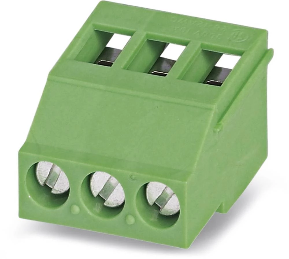 Vijčana blok stezaljka 2.50 mm broj polova: 3 MKDSF 3/ 3-5,08 Phoenix Contact zelene boje 50 kom. slika