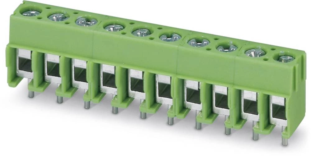 Vijčana blok stezaljka 2.50 mm broj polova: 15 PT 1,5/15-5,0-H Phoenix Contact zelene boje 50 kom. slika