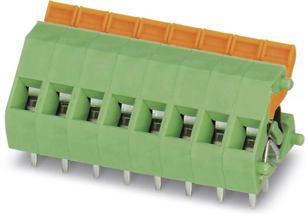 Opružna blok stezaljka 1.50 mm broj polova: 1 ZFKDS 1.5W 5.08 Phoenix Contact zelene boje 250 kom. slika