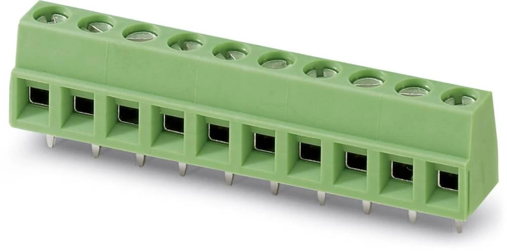 Vijčana blok stezaljka 1.50 mm broj polova: 3 MKDSN 1,5/ 3-5,08 BK Phoenix Contact crne boje 50 kom. slika