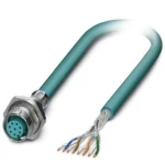 Mrežni kabel CAT 5 SF/UTP 8 x 0.14 mm plave boje Phoenix Contact 1407877 1 kom.