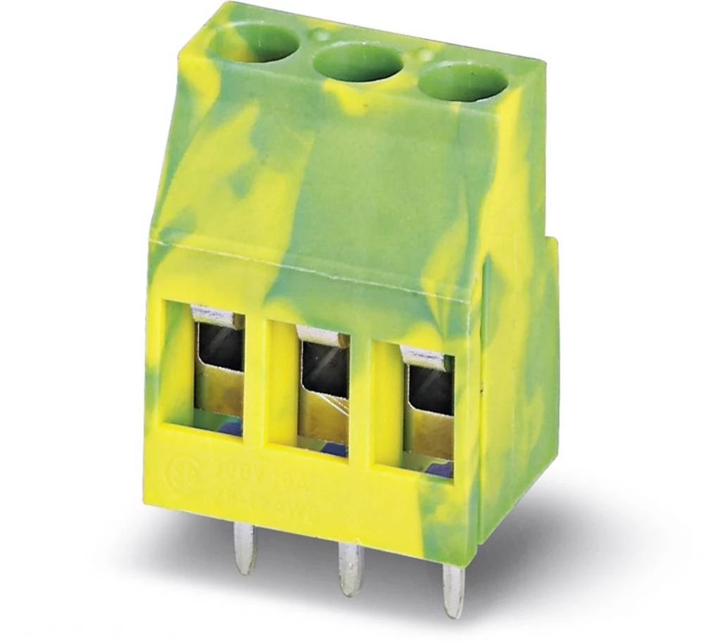 Vijčana blok stezaljka 2.50 mm broj polova: 2 MKDS 3/ 2-B-5,08 GNYE Phoenix Contact zeleno-žute boje 50 kom. slika