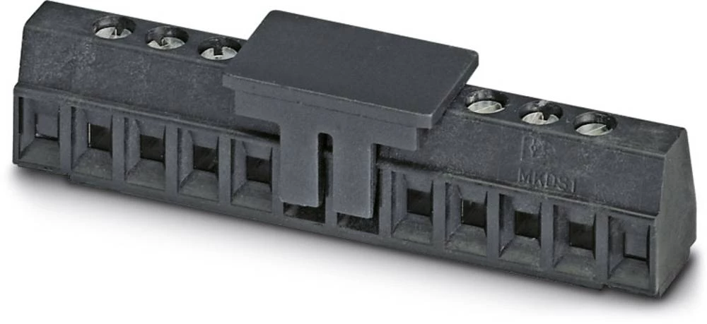 Vijčana blok stezaljka 1.00 mm broj polova: 5 MKDS 1/ 5-3,81 SMD BK Phoenix Contact crne boje 20 kom. slika
