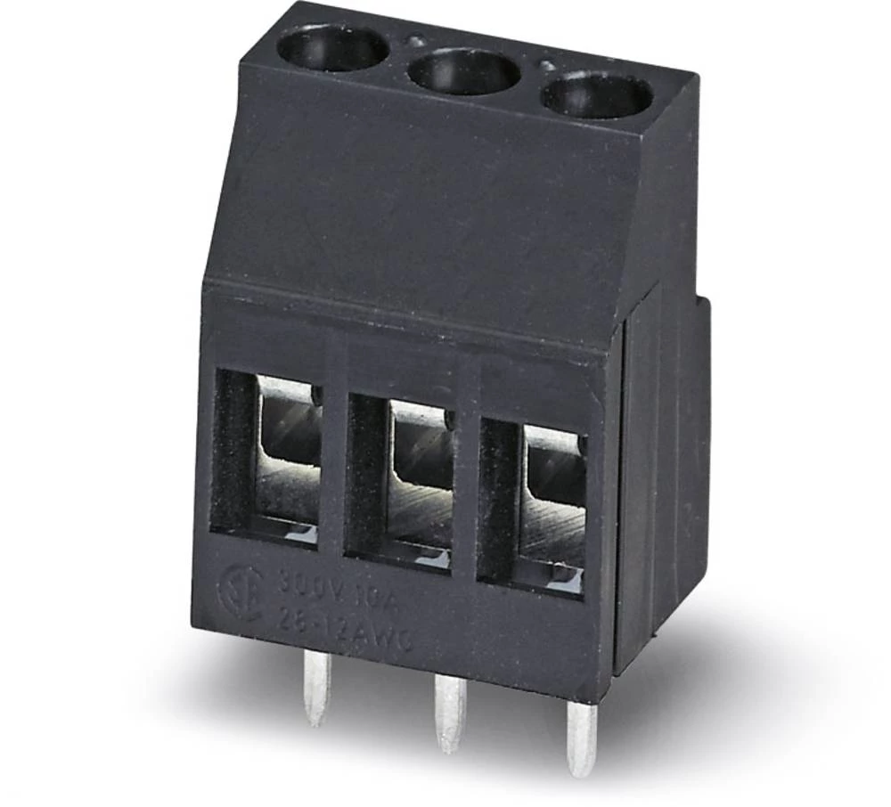 Vijčana blok stezaljka 2.50 mm broj polova: 2 MKDS 3/ 2-B-5,08 BK Phoenix Contact crne boje 50 kom. slika
