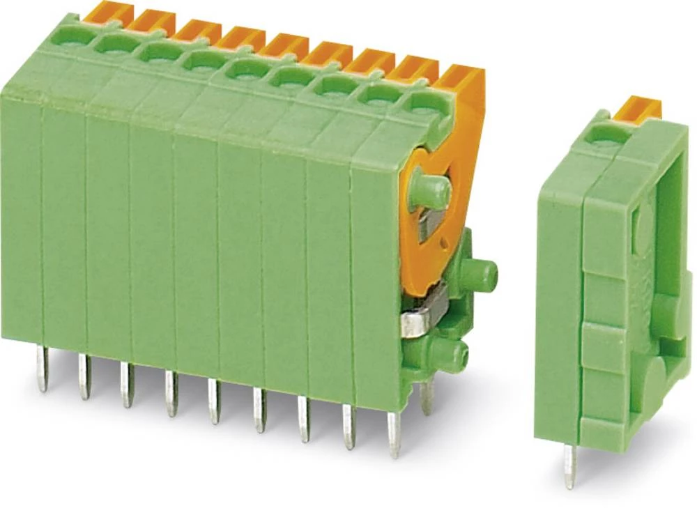 Opružna blok stezaljka 0.50 mm broj polova: 2 FFKDSA1/V-2,54- 2 Phoenix Contact zelene boje 50 kom. slika