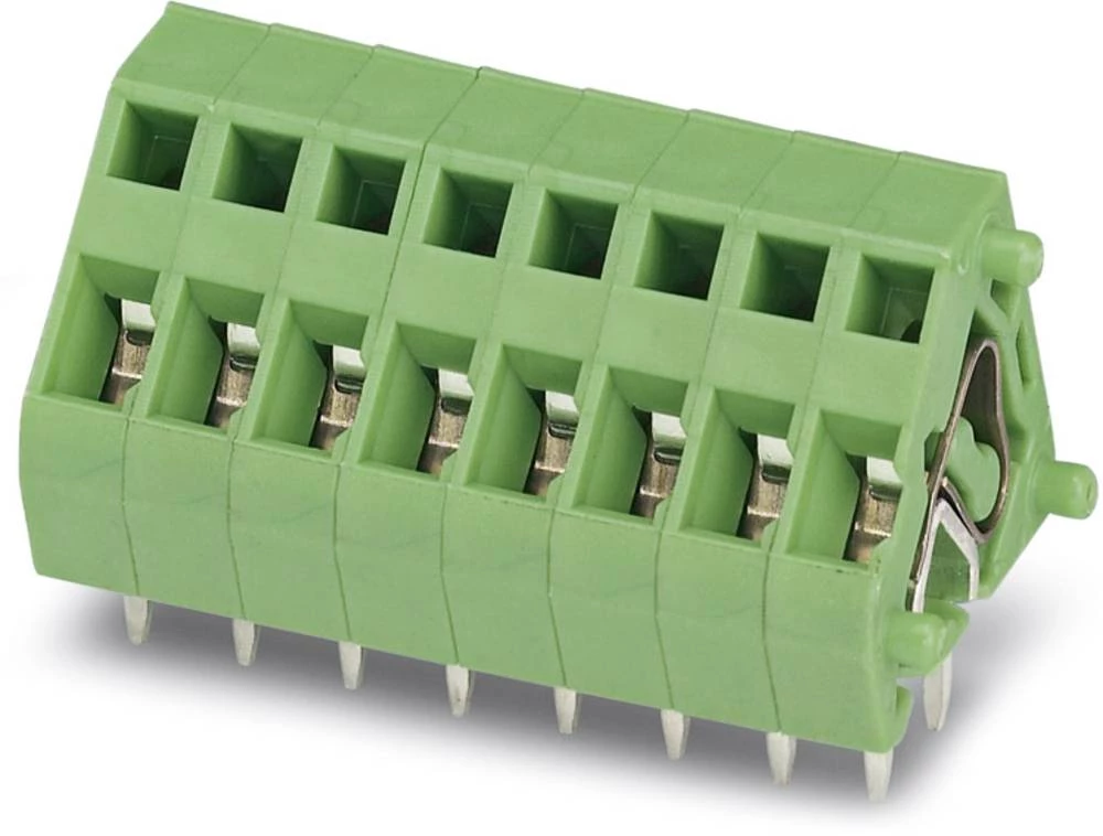 Opružna blok stezaljka 1.00 mm broj polova: 1 ZFKDS 1-3,81 Phoenix Contact zelene boje 50 kom. slika