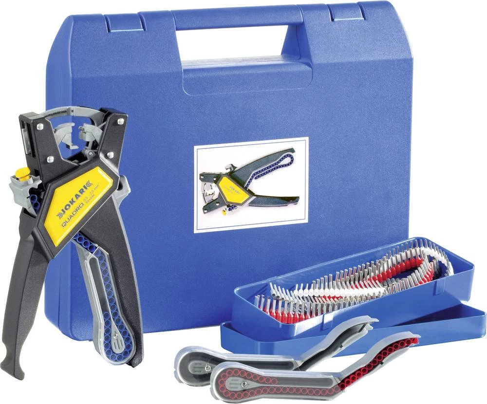 Kliješta za stiskanje i skidanje izolacije Quadro Jokari žilni pokrovi 60000 slika