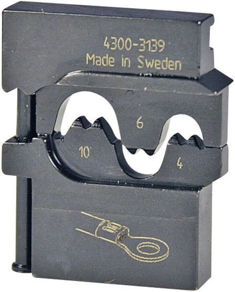 Pressmaster nastavak za krimpanje 0,5 - 2,5/4,0 - 6,0 mm neizolirana kabelska stopica dvos slika