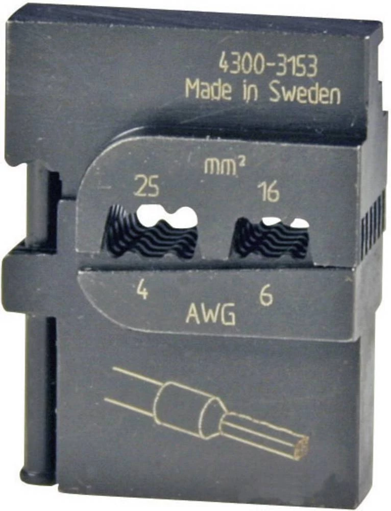 Pressmaster nastavak za krimpanje 16/25 mm završeci kabla slika