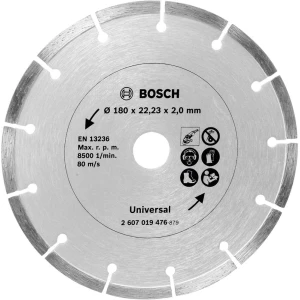 Dijamantna rezna ploča TS 180mm za građevni materijal 2607019476 Bosch 1 kom. slika