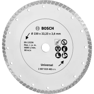 Dijamantna rezna ploča TS Turbo 230mm za građevni materijal 2607019483 Bosch 1 kom. slika