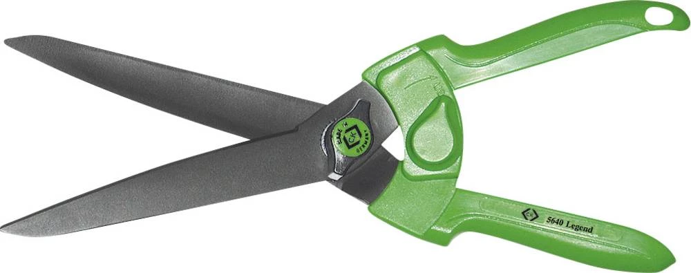 Vrtne škare C. K. Premium, zaobilazne, počeličane, oštrice s premazom protiv prianjanja, amortizer udaraca, sigurnosno zatvaranj slika