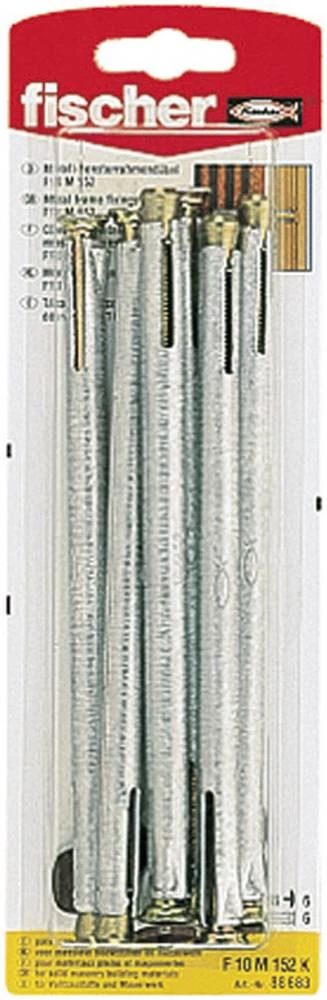 Zidni umetci za prozorske okvire Fischer F10 M 152 K, 88683, metalni, 1 paket slika