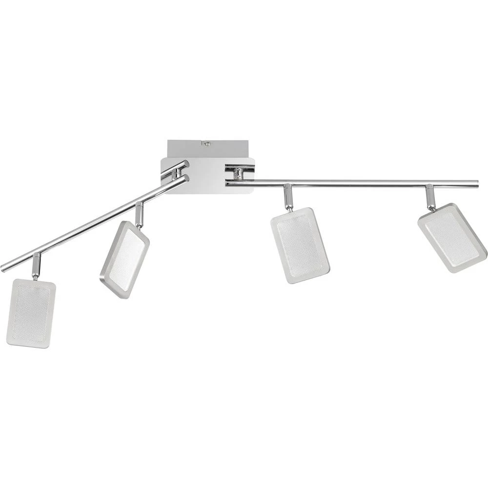 LED stropni reflektor 16.8 W Toplo-bijela WOFI Explid 7261.04.54.6000 Nikal (mat), Krom boja slika