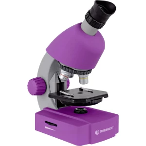 Bresser Optik violet dječji mikroskop monokularni 640 x iluminirano svjetlo slika