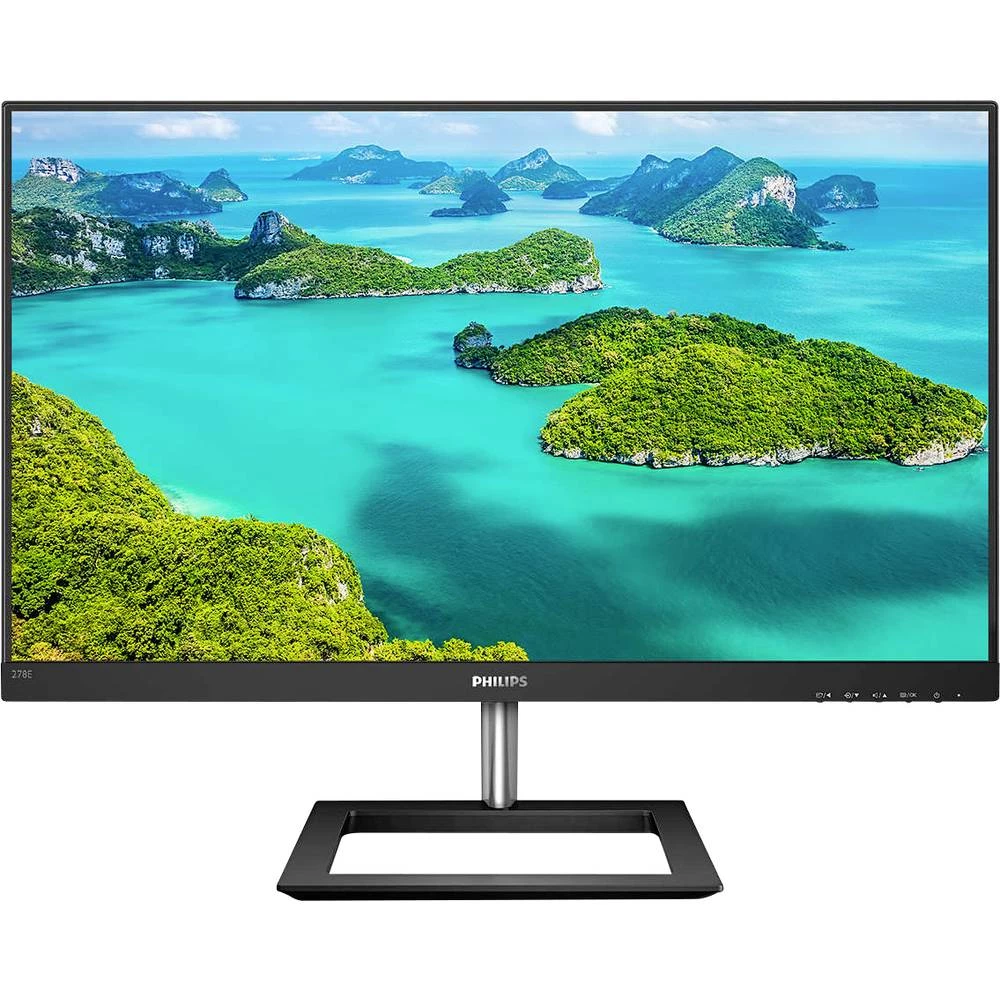Philips 278E1A LCD zaslon Energetska učinkovitost 2021 G (A - G) 68.6 cm (27 palac) 3840 x 2160 piksel 16:9 4 ms utičnica za slušalice, audio line-in IPS LED slika