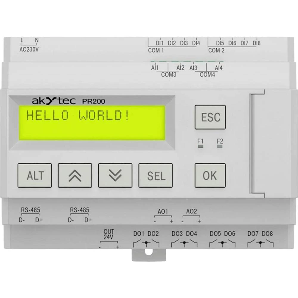 akYtec PR200.24.5.2 148387 PLC upravljački relej 24 V/DC slika
