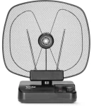 TechniSat Digitenne TT2 aktivna DVB-T/t2 kružna antena unutrašnje područje, stacionarno, utičnica Amplifikacija: 30 dB crna