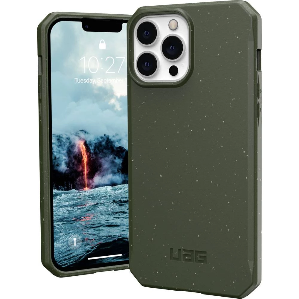 Urban Armor Gear  Outback-BIO Case  stražnji poklopac za mobilni telefon  Apple  iPhone 13 Pro Max  maslinasta slika