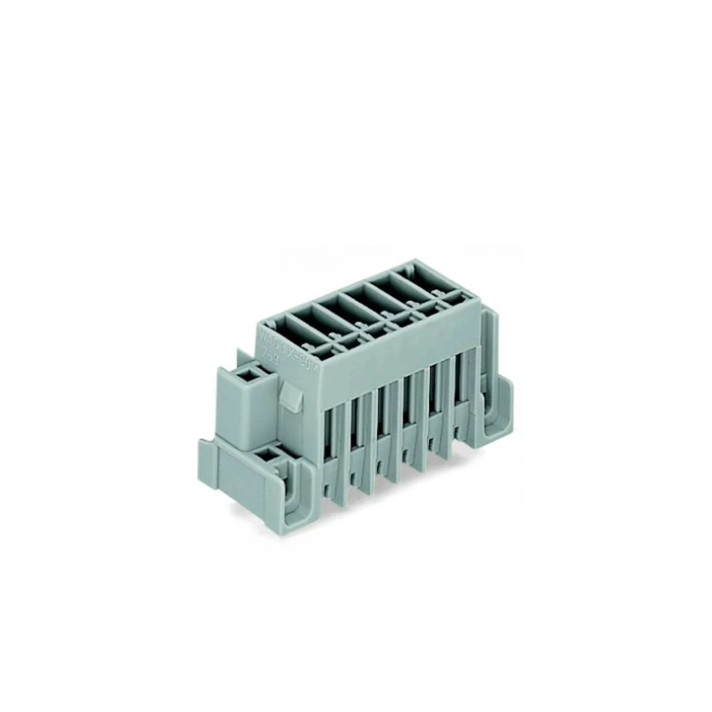 WAGO kućište utičnice za tiskanu pločicu 769 Ukupan broj polova 6 Raster: 5 mm 769-636/004-000 50 St. slika