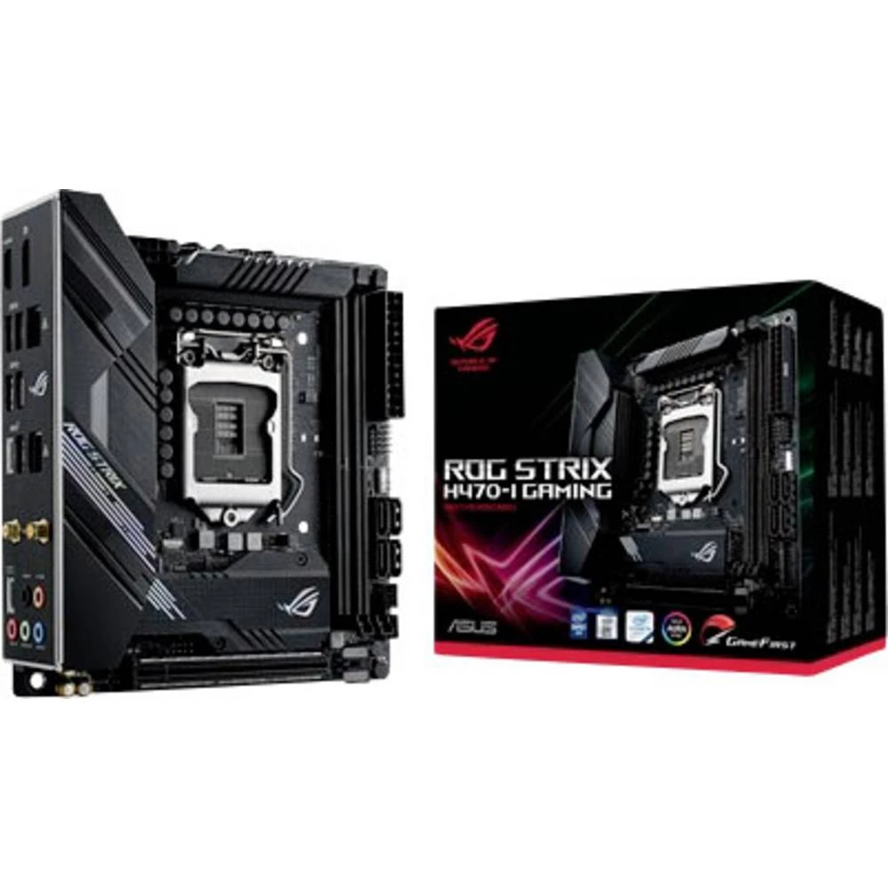 Asus ROG Strix H470-I Gaming matična ploča Baza Intel® 1200 Faktor oblika Mini-ITX Set čipova matične ploče Intel® H470 slika