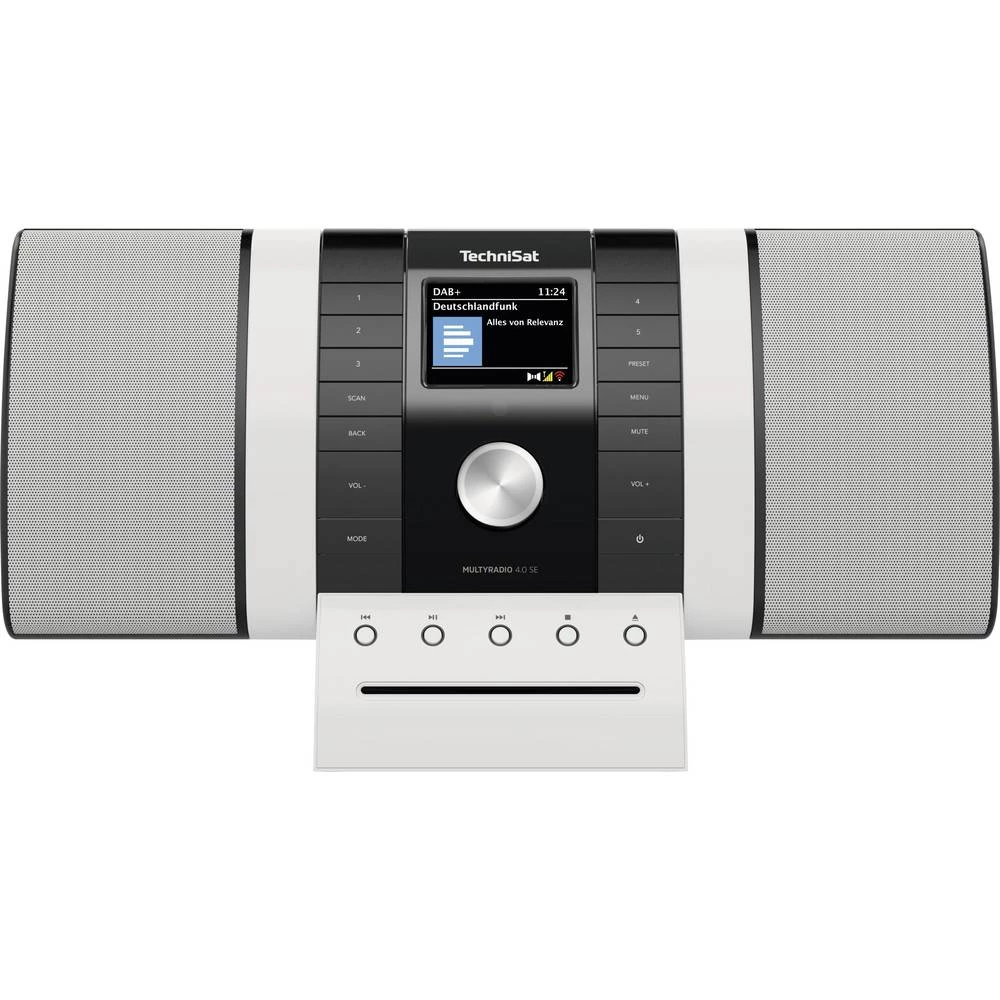 TechniSat MULTYRADIO 4.0 SE, schwarz/weiß internet stolni radio DAB+ (1012), UKW (1014) crna, bijela slika