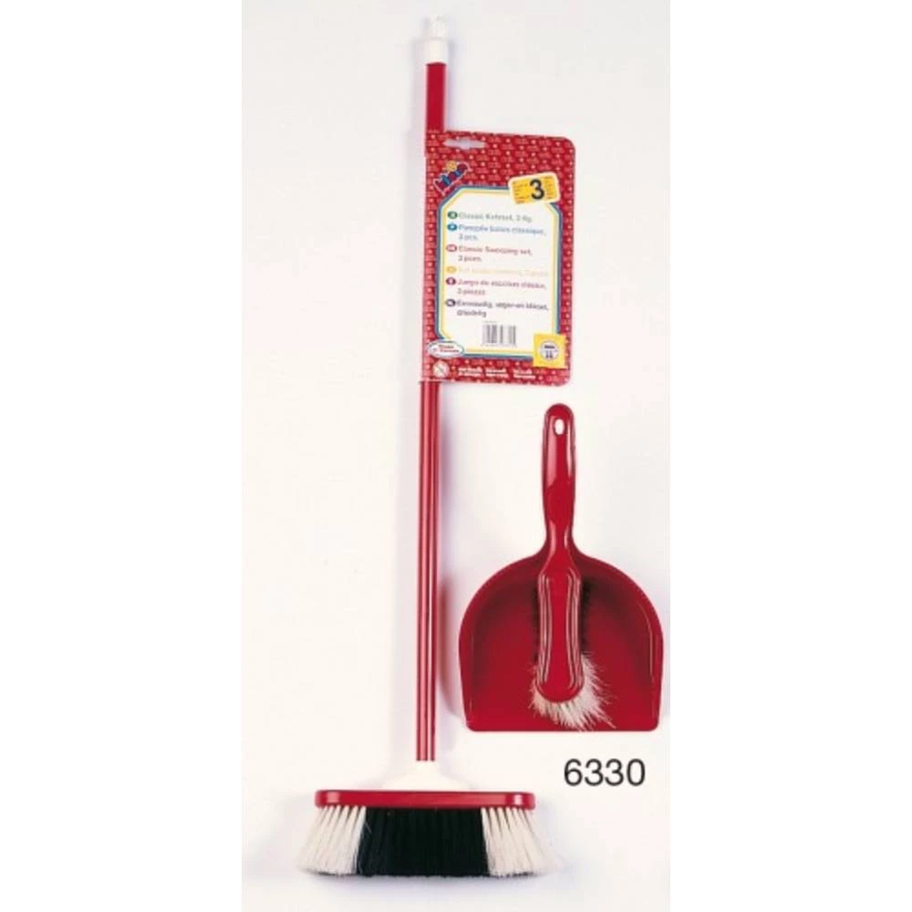 3-dijelni set za čišćenje Plastična crvena slika